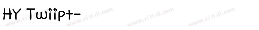 HY Twiipt字体转换